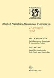 Cover von Die Zukunft unserer Energiebasis als ökonomisches Problem.Wandel der Energietechnik durch Einsatz neuer Energieträger
