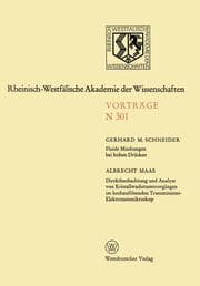 Cover von Fluide Mischungen bei hohen Drücken.Direktbeobachtung und Analyse von Kristallwachstumsvorgängen im hochauflösenden Transmissions-Elektronenmikroskop
