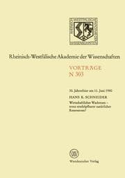 Cover von Wirtschaftliches Wachstum trotz erschöpfbarer natürlicher Ressourcen?