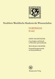 Cover von Gerechtigkeit und Fairneß in Wirtschaft und Gesellschaft.Entstaatlichungspotentiale im Hochschulbereich