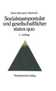 Cover von Sozialstaatspostulat und gesellschaftlicher status quo