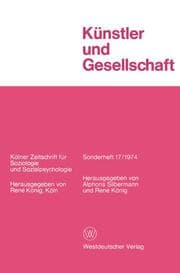 Cover von Künstler und Gesellschaft
