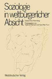 Cover von Soziologie in weltbürgerlicher Absicht