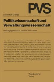 Cover von Politikwissenschaft und Verwaltungswissenschaft