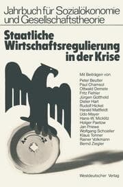 Cover von Staatliche Wirtschaftsregulierung in der Krise