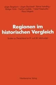 Cover von Regionen im historischen Vergleich
