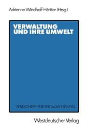Cover von Verwaltung und ihre Umwelt