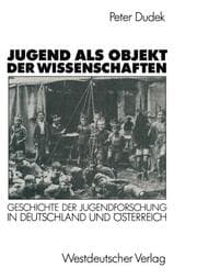 Cover von Jugend als Objekt der Wissenschaften