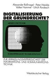 Cover von Digitalisierung der Grundrechte?
