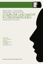 Cover von Computer und Macht in Organisationen