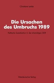 Cover von Die Ursachen des Umbruchs 1989