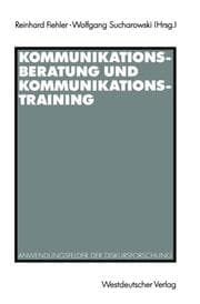 Cover von Kommunikationsberatung und Kommunikationstraining