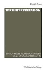 Cover von Textinterpretation