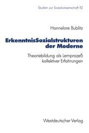 Cover von Erkenntnissozialsstrukturen der Moderne
