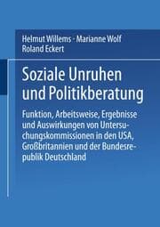 Cover von Soziale Unruhen und Politikberatung