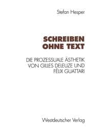 Cover von Schreiben ohne Text