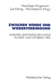 Cover von Zwischen Wende und Wiedervereinigung