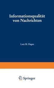 Cover von Informationsqualität von Nachrichten