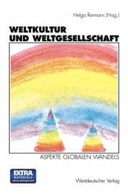 Cover von Weltkultur und Weltgesellschaft