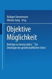 Cover von Objektive Möglichkeit