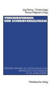 Cover von Verkehrsformen und Schreibverhältnisse