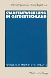 Cover von Stadtentwicklung in Ostdeutschland