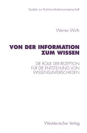 Cover von Von der Information zum Wissen
