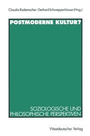 Cover von Postmoderne Kultur?