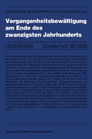 Cover von Vergangenheitsbewältigung am Ende des zwanzigsten Jahrhunderts
