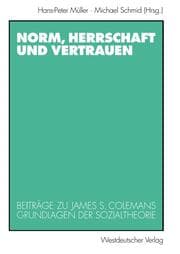 Cover von Norm, Herrschaft und Vertrauen