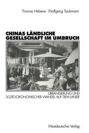 Cover von Chinas ländliche Gesellschaft im Umbruch