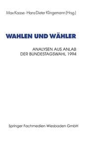 Cover von Wahlen und Wähler
