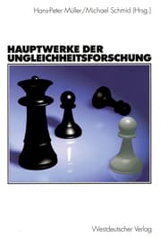 Cover von Hauptwerke der Ungleichheitsforschung