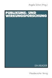 Cover von Publikums- und Wirkungsforschung