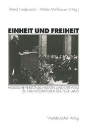 Cover von Einheit und Freiheit