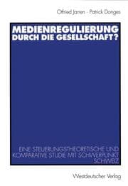 Cover von Medienregulierung durch die Gesellschaft?