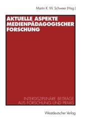 Cover von Aktuelle Aspekte medienpädagogischer Forschung