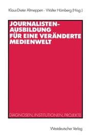 Cover von Journalistenausbildung für eine veränderte Medienwelt