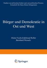 Cover von Bürger und Demokratie in Ost und West