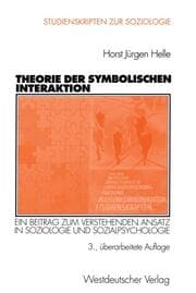 Cover von Theorie der Symbolischen Interaktion