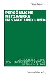 Cover von Persönliche Netzwerke in Stadt und Land