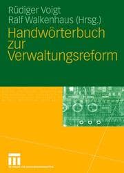 Cover von Handwörterbuch zur Verwaltungsreform