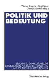 Cover von Politik und Bedeutung