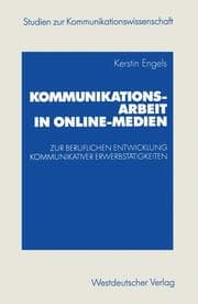 Cover von Kommunikationsarbeit in Online-Medien