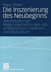 Cover von Die Inszenierung des Neubeginns