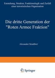 Cover von Die dritte Generation der Roten Armee Fraktion
