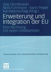 Cover von Erweiterung und Integration der EU