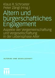 Cover von Altern und bürgerschaftliches Engagement