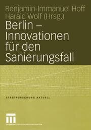 Cover von Berlin Innovationen für den Sanierungsfall