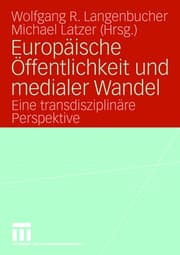 Cover von Europäische Öffentlichkeit und medialer Wandel